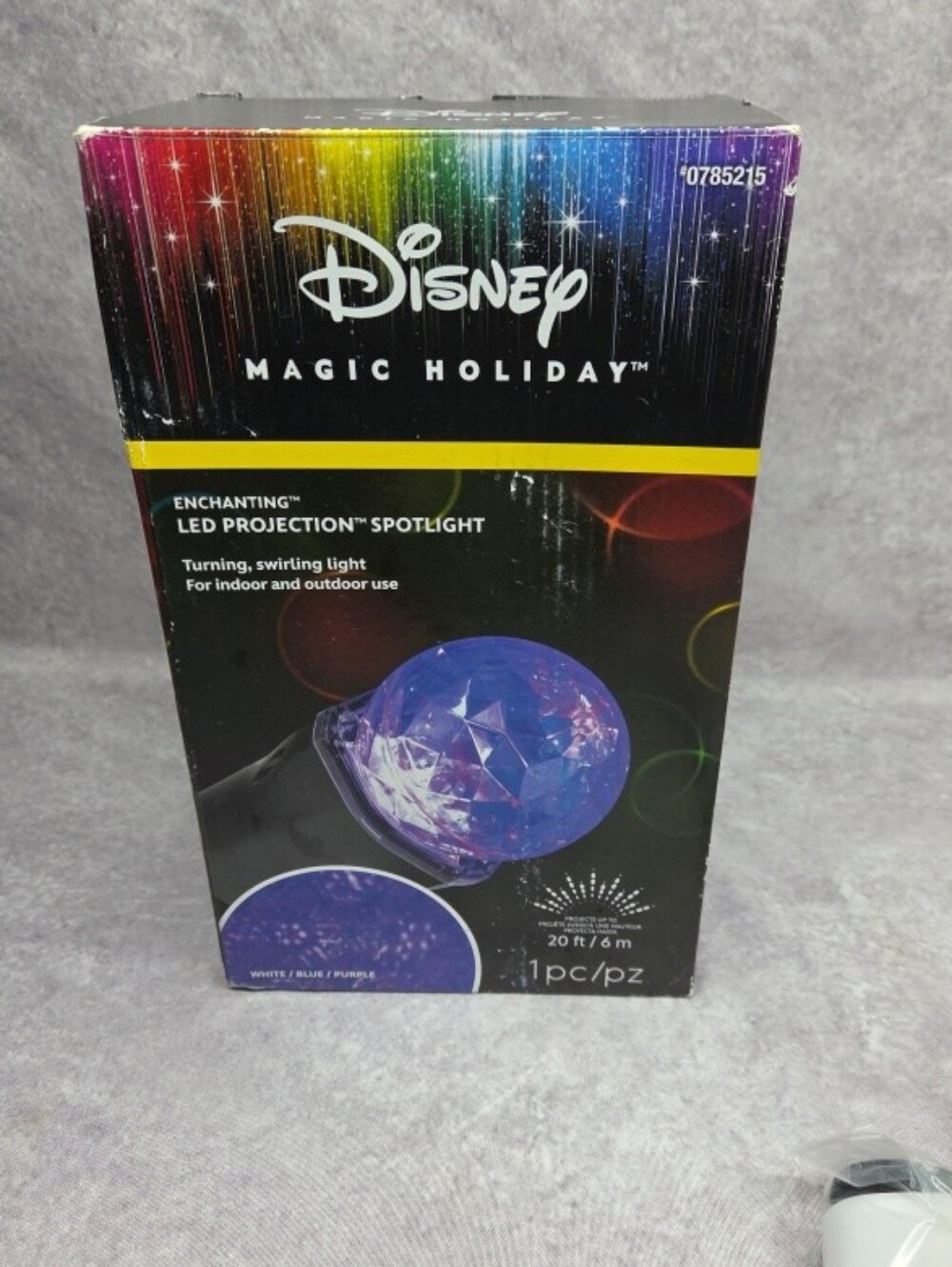 Gemmy Disney Magic Holiday LED Projection Spotlight Outdoor Multi-color #0785216